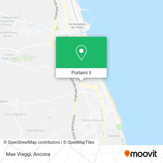 Mappa Mae Viaggi
