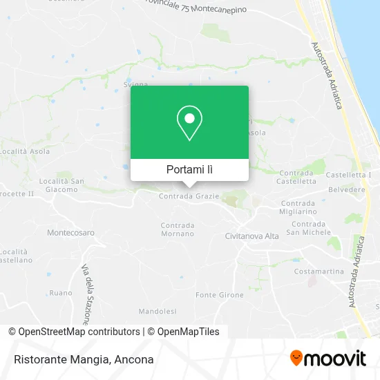 Mappa Ristorante Mangia