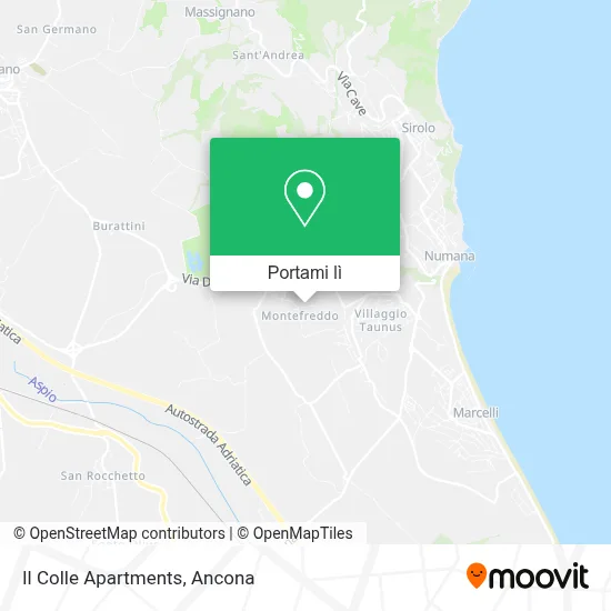 Mappa Il Colle Apartments