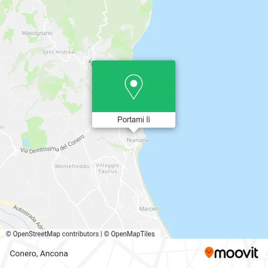 Mappa Conero