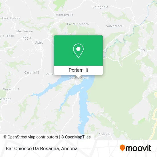 Mappa Bar Chiosco Da Rosanna
