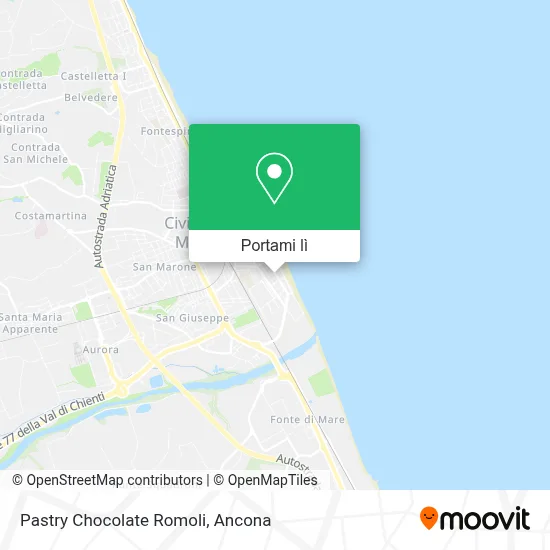 Mappa Pastry Chocolate Romoli