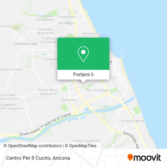 Mappa Centro Per Il Cucito