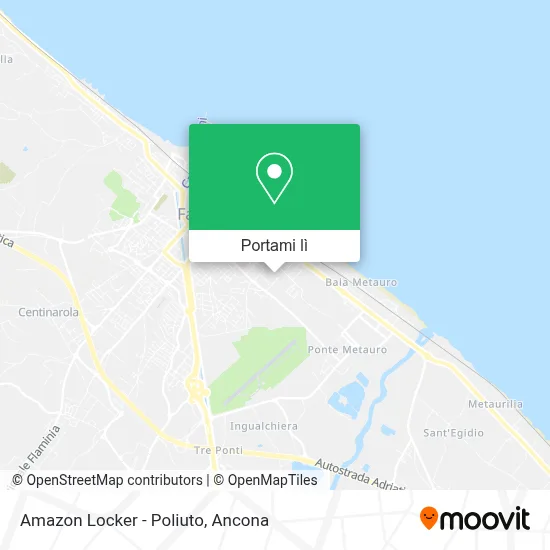 Mappa Amazon Locker - Poliuto