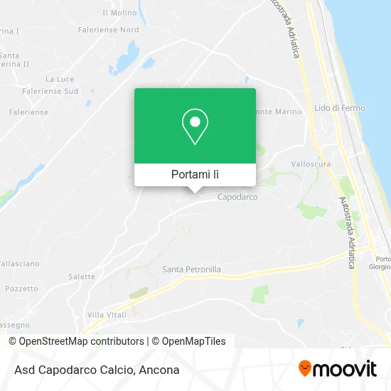 Mappa Asd Capodarco Calcio