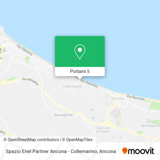 Mappa Spazio Enel Partner Ancona - Collemarino