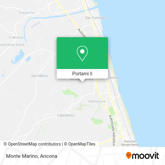 Mappa Monte Marino