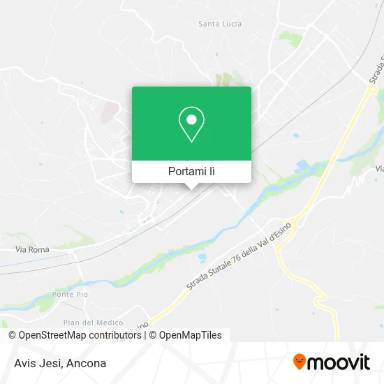 Mappa Avis Jesi