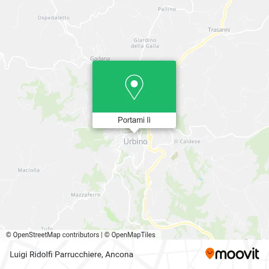 Mappa Luigi Ridolfi Parrucchiere