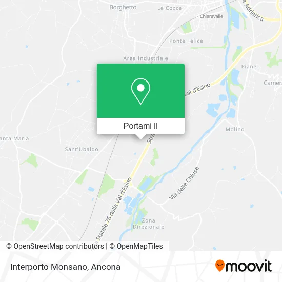 Mappa Interporto Monsano