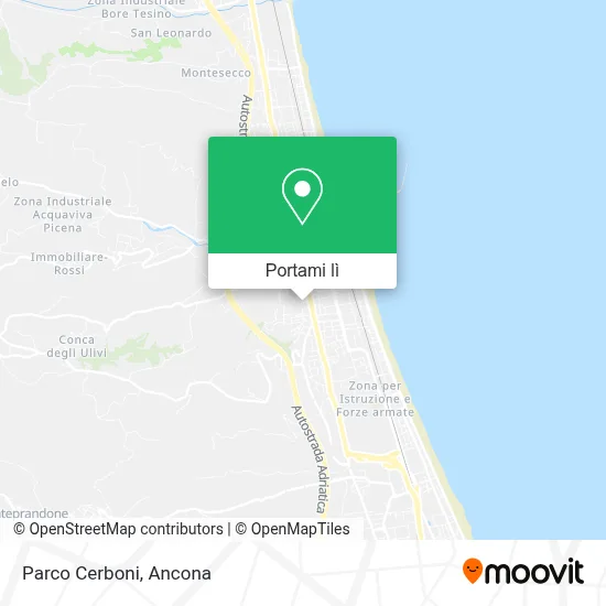 Mappa Parco Cerboni