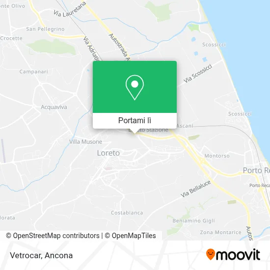 Mappa Vetrocar
