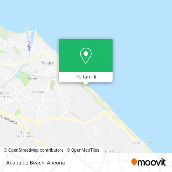 Mappa Acapulco Beach