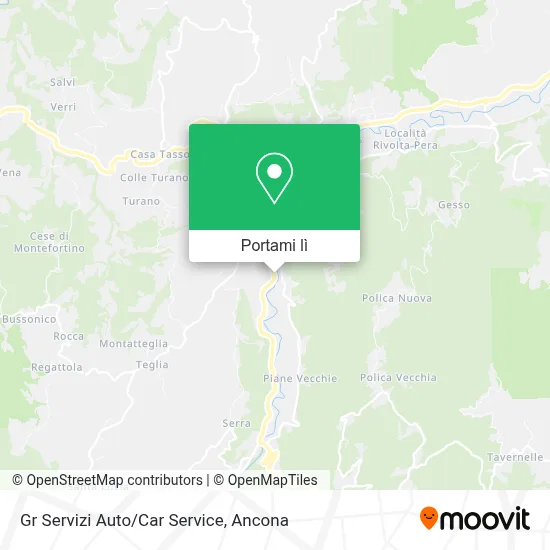 Mappa Gr Servizi Auto/Car Service