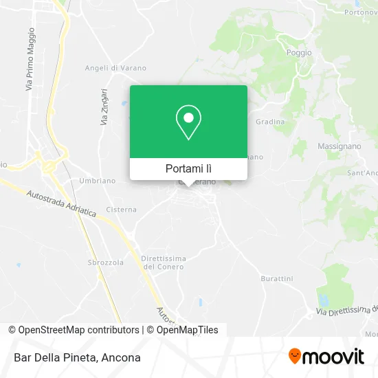 Mappa Bar Della Pineta