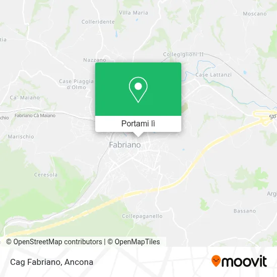 Mappa Cag Fabriano