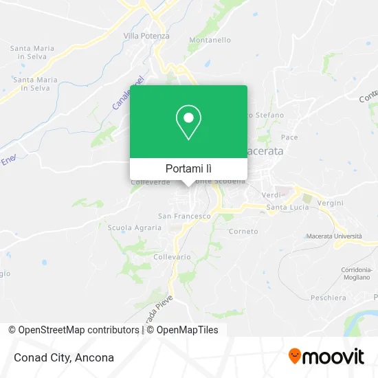 Mappa Conad City