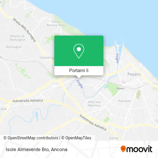 Mappa Isole Almaverde Bio