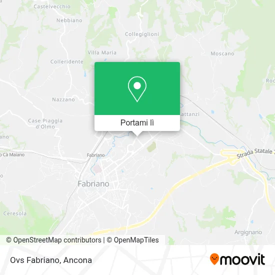 Mappa Ovs Fabriano