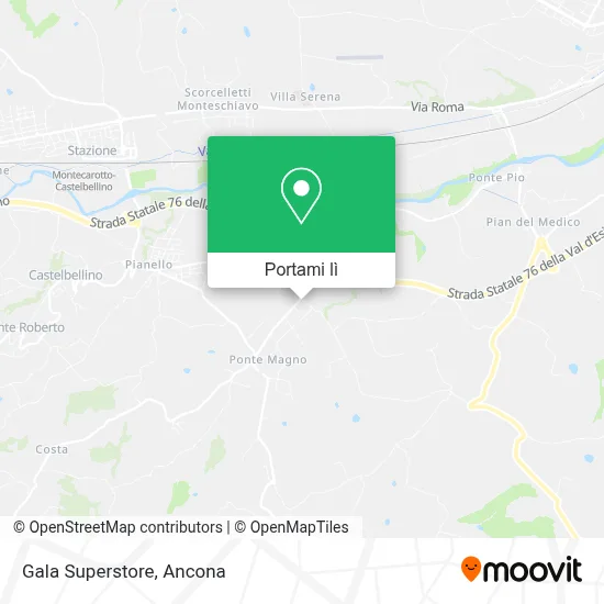 Mappa Gala Superstore