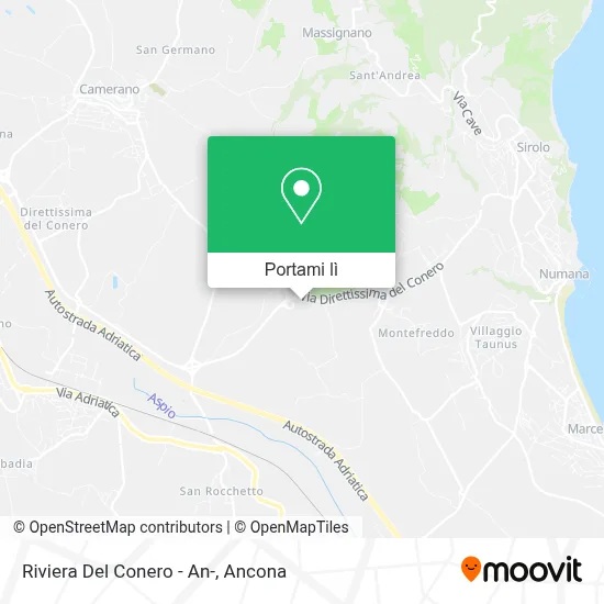 Mappa Riviera Del Conero - An-