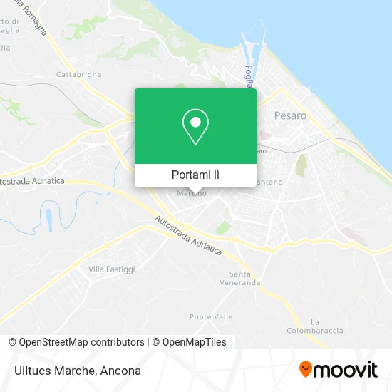 Mappa Uiltucs Marche