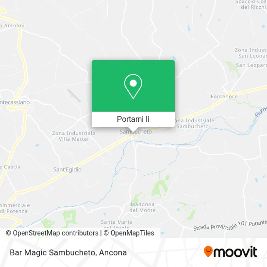 Mappa Bar Magic Sambucheto