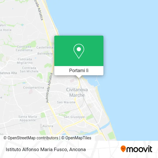 Mappa Istituto Alfonso Maria Fusco