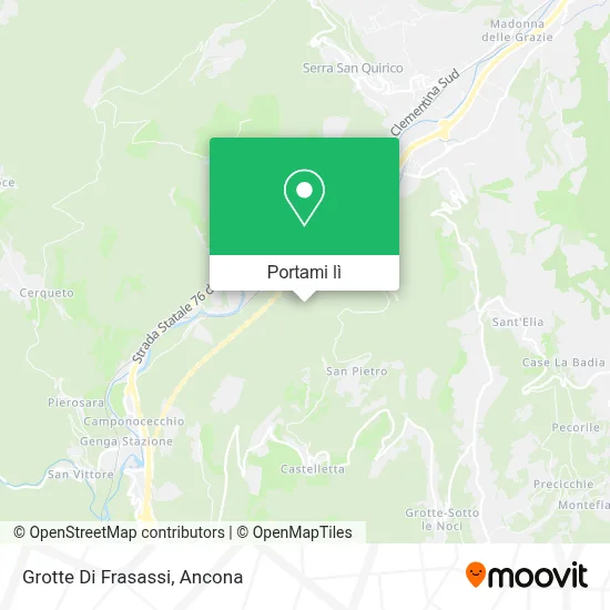 Mappa Grotte Di Frasassi