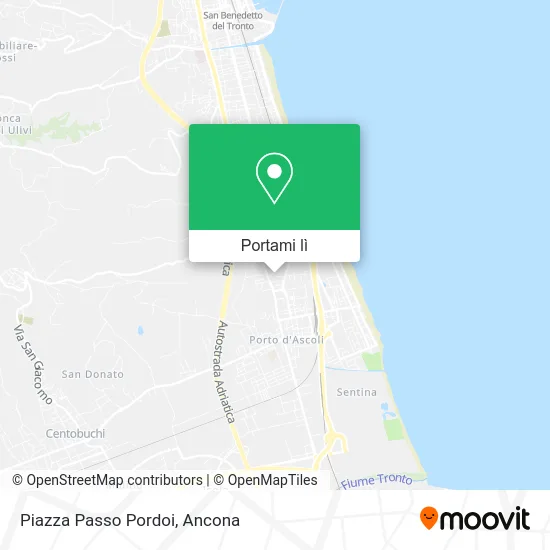 Mappa Piazza Passo Pordoi