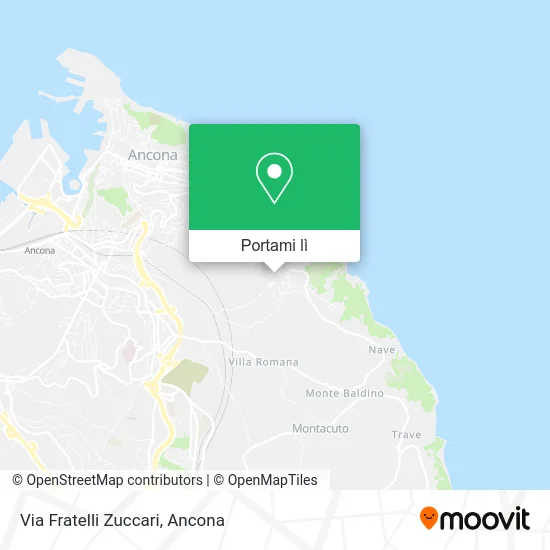 Mappa Via Fratelli Zuccari