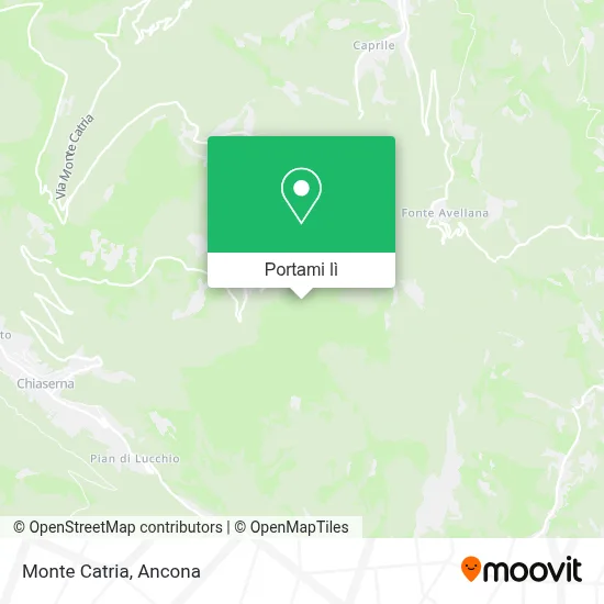 Mappa Monte Catria