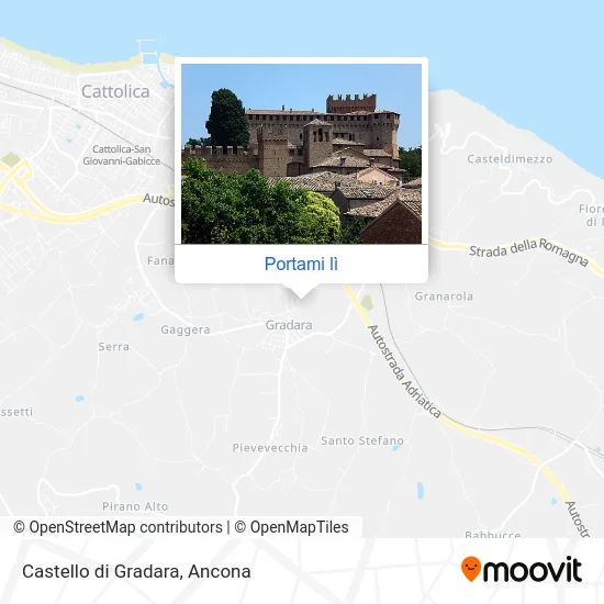 Mappa Castello di Gradara