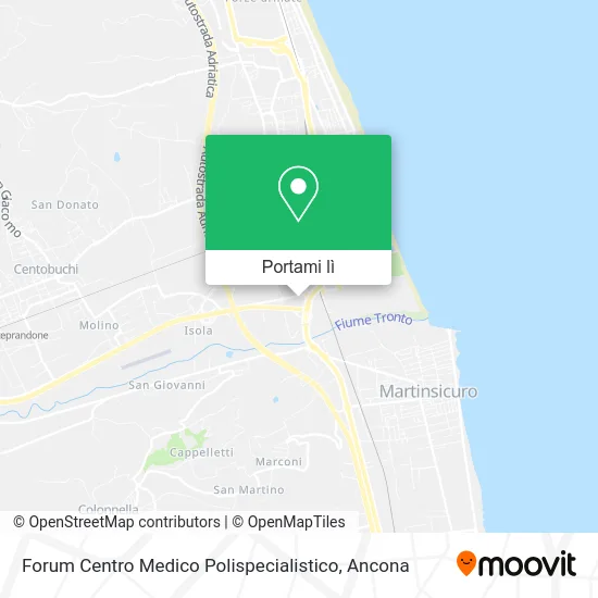 Mappa Forum Centro Medico Polispecialistico