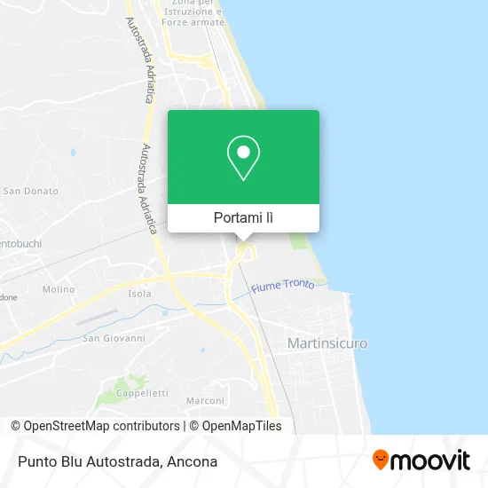 Mappa Punto Blu Autostrada