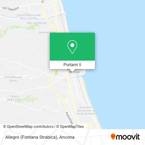 Mappa Allegro (Fontana Strabica)
