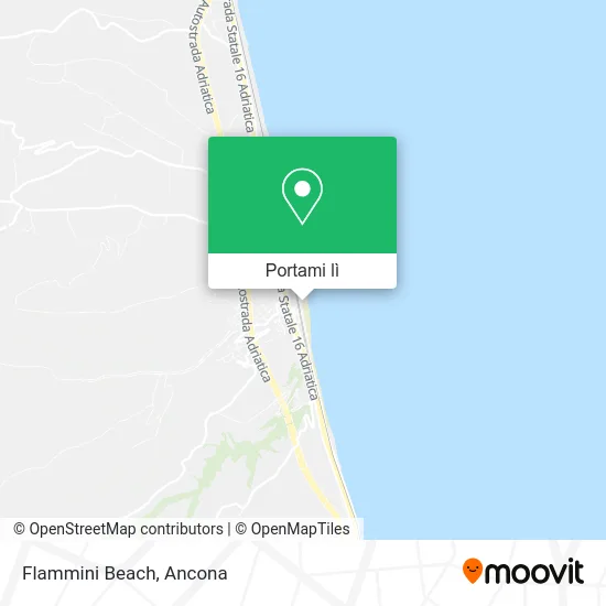 Mappa Flammini Beach