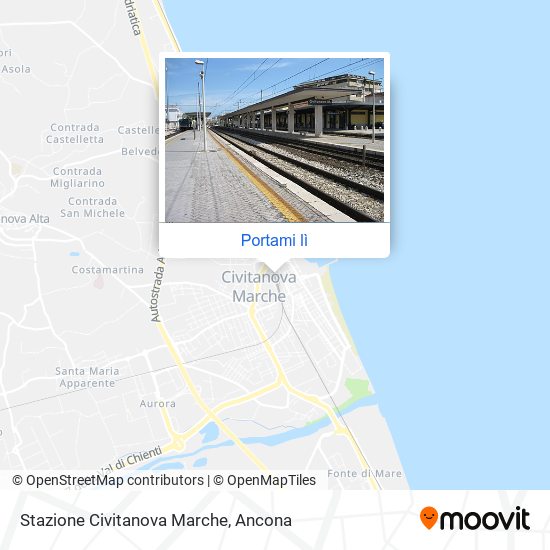 Mappa Stazione Civitanova Marche