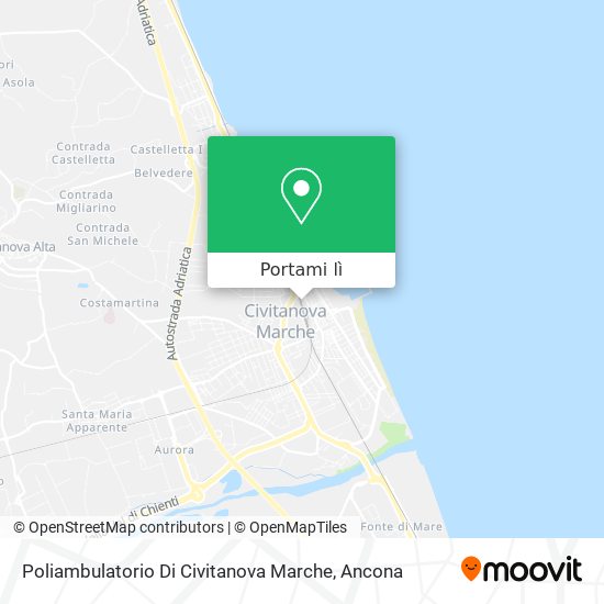 Mappa Poliambulatorio Di Civitanova Marche