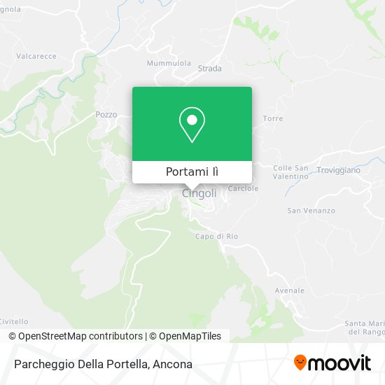 Mappa Parcheggio Della Portella