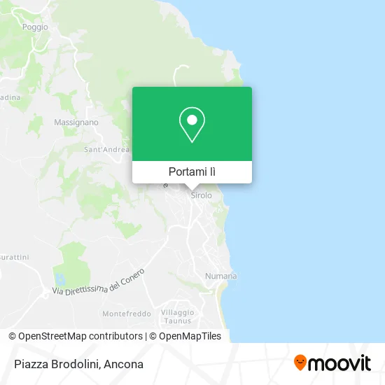 Mappa Piazza Brodolini