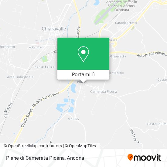 Mappa Piane di Camerata Picena