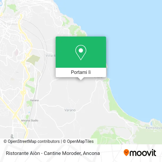 Mappa Ristorante Aiòn - Cantine Moroder
