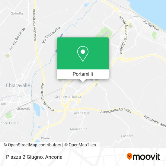 Mappa Piazza 2 Giugno