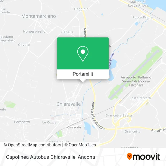 Mappa Capolinea Autobus Chiaravalle