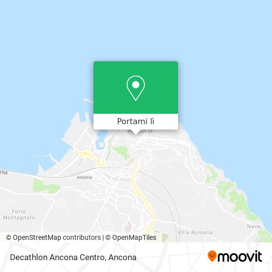 Mappa Decathlon Ancona Centro