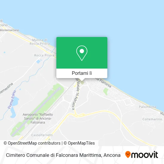 Mappa Cimitero Comunale di Falconara Marittima