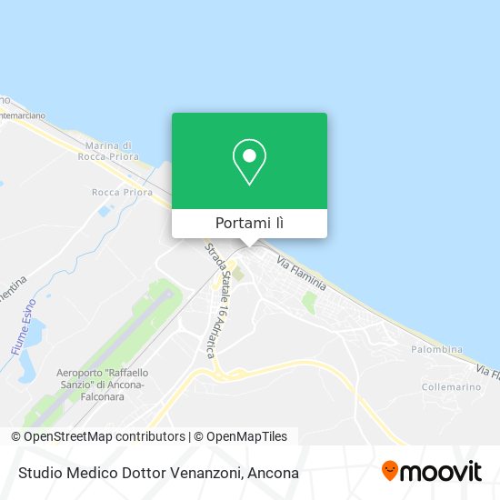 Mappa Studio Medico Dottor Venanzoni