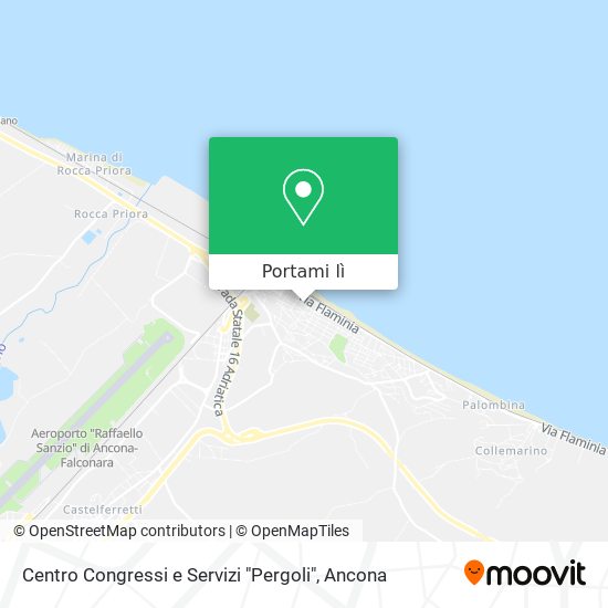 Mappa Centro Congressi  e Servizi "Pergoli"