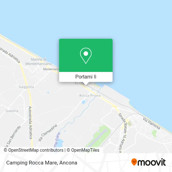 Mappa Camping Rocca Mare